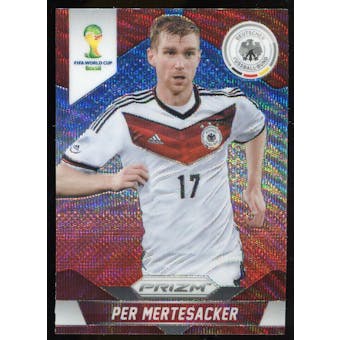 2014 Panini Prizm World Cup Prizms Blue and Red Wave #85 Per Mertesacker