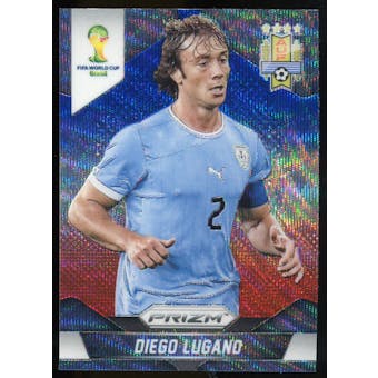 2014 Panini Prizm World Cup Prizms Blue and Red Wave #191 Diego Lugano