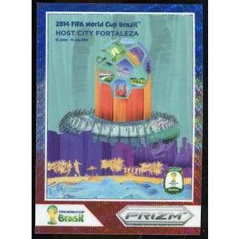 2014 Panini Prizm World Cup World Cup Posters Prizms Blue and Red Wave #5 Fortaleza