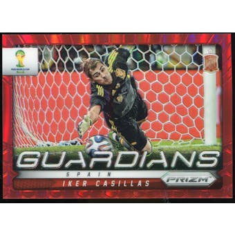 2014 Panini Prizm World Cup Guardians Prizms Red #21 Iker Casillas /149
