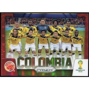 2014 Panini Prizm World Cup Team Photos Prizms Red #9 Colombia /149