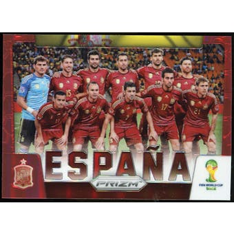 2014 Panini Prizm World Cup Team Photos Prizms Red #29 Espana /149
