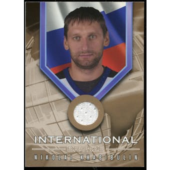 2001/02 BAP Signature Series International Medals Jersey #IB1 Nikolai Khabibulin