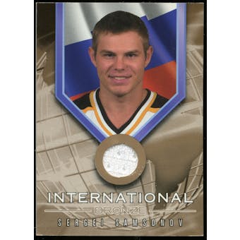 2001/02 BAP Signature Series International Medals Jersey #IB2 Sergei Samsonov