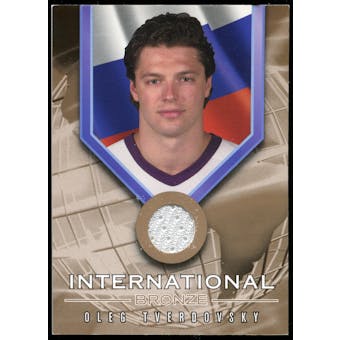 2001/02 BAP Signature Series International Medals Jersey #IB5 Oleg Tverdovsky