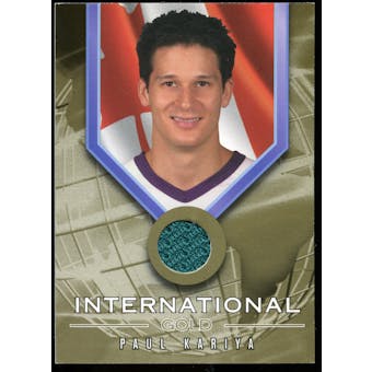 2001/02 BAP Signature Series International Medals Jersey #IG5 Paul Kariya
