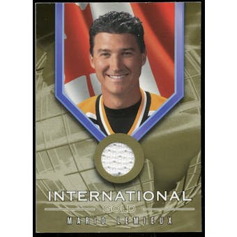 2001/02 BAP Signature Series International Medals Jersey #IG6 Mario Lemieux