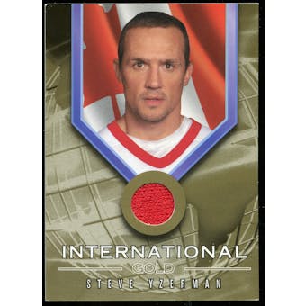 2001/02 BAP Signature Series International Medals Jersey #IG8 Steve Yzerman