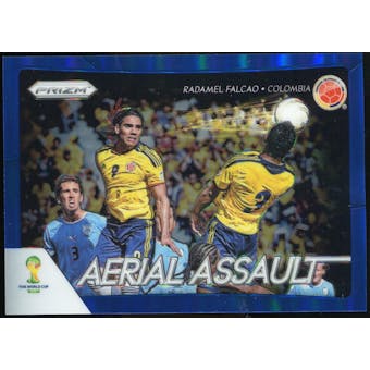 2014 Panini Prizm World Cup Aerial Assault Prizms Blue #5 Radamel Falcao /199
