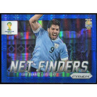 2014 Panini Prizm World Cup Net Finders Prizms Blue #24 Luis Suarez /199