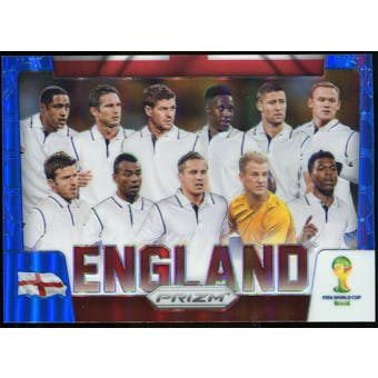 2014 Panini Prizm World Cup Team Photos Prizms Blue #13 England /199