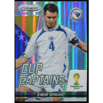 2014 Panini Prizm World Cup Cup Captains Prizms #9 Emir Spahic