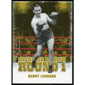 2010 Ringside Boxing Round One Gold #7 Benny Leonard