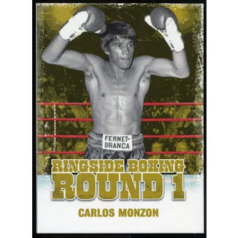 2010 Ringside Boxing Round One Gold #8 Carlos Monzon