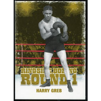 2010 Ringside Boxing Round One Gold #20 Harry Greb