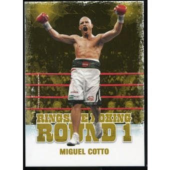 2010 Ringside Boxing Round One Gold #36 Miguel Cotto