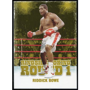 2010 Ringside Boxing Round One Gold #42 Riddick Bowe