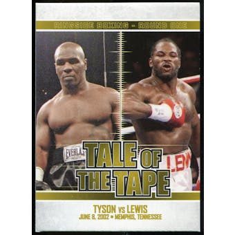 2010 Ringside Boxing Round One Gold #61 Mike Tyson/Lennox Lewis