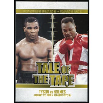 2010 Ringside Boxing Round One Gold #64 Mike Tyson/Larry Holmes