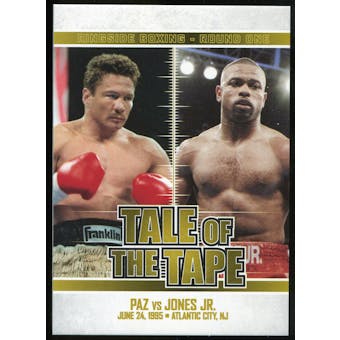 2010 Ringside Boxing Round One Gold #66 Vinny Paz/Roy Jones Jr.