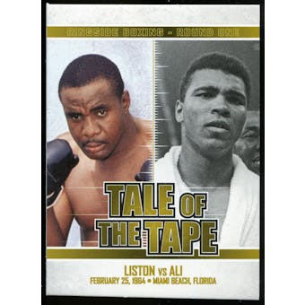 2010 Ringside Boxing Round One Gold #96 Sonny Liston/Muhammad Ali