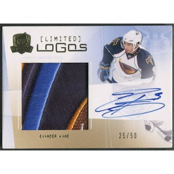 2009/10 The Cup #LLEK Evander Kane Limited Logos Rookie Patch Auto #25/50