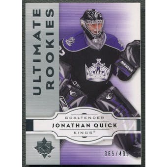 2007/08 Ultimate Collection #96 Jonathan Quick Rookie #365/499