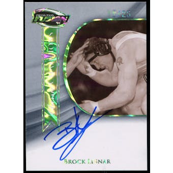 2009 Press Pass Fusion Classic Champions Autograph Onyx #CCHBL Brock Lesnar /25