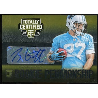 2014 Totally Certified Rookie Penmanship Gold Auto #RPTG Tyler Gaffney Serial #'d 10/10