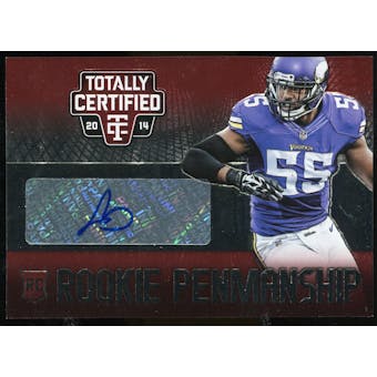 2014 Totally Certified Rookie Penmanship Red #RPAB Anthony Barr