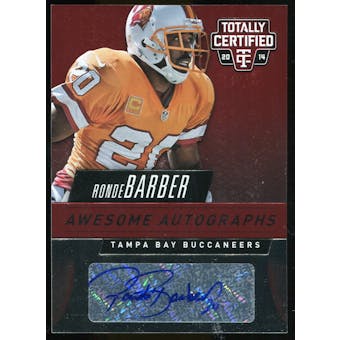2014 Totally Certified Awesome Autographs Red #AARB Ronde Barber SP