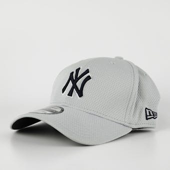 New York Yankees New Era Grey 39Thirty Double Timer Flex Fit Hat