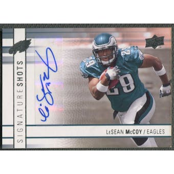 2009 Upper Deck #SSLM LeSean McCoy Signature Shots Rookie Auto
