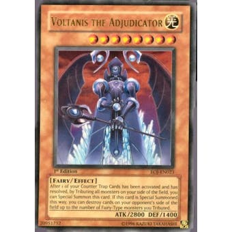 Yu-Gi-Oh Enemy of Justice Single Voltanis the Adjudicator Ultra Rare