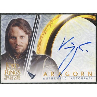 2003 Lord of the Rings Return of the King #NNO Viggo Mortensen as Aragorn Auto