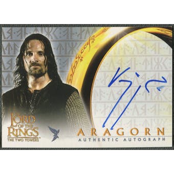 2003 Lord of the Rings Two Towers #NNO Viggo Mortensen as Aragorn Auto