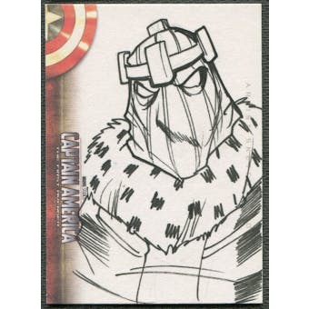 2011 Upper Deck Captain America The First Avenger Baron Zemo Sketch #1/1