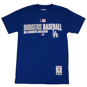 Los Angeles Dodgers Majestic Royal Blue Team Favorite Tee Shirt (Adult S)
