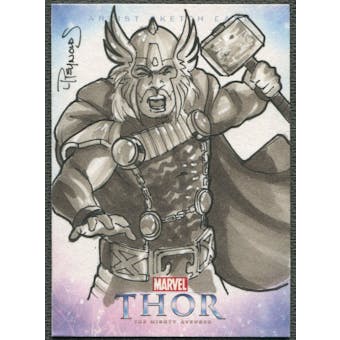 2011 Upper Deck Thor The Mighty Avenger Thor Sketch #1/1