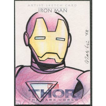 2013 Upper Deck Thor The Dark World Iron Man Sketch #1/1