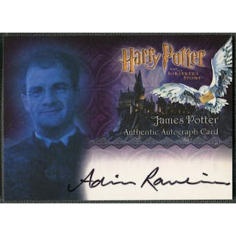2005 Harry Potter and the Sorcerer's Stone #4 Adrian Rawlins as James Potter Auto