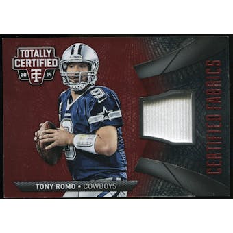 2014 Totally Certified Certified Fabrics Red #CFTRO Tony Romo Serial # 04/50
