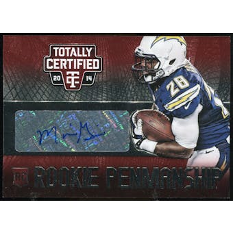 2014 Totally Certified Rookie Penmanship Red #RPMG Marion Grice