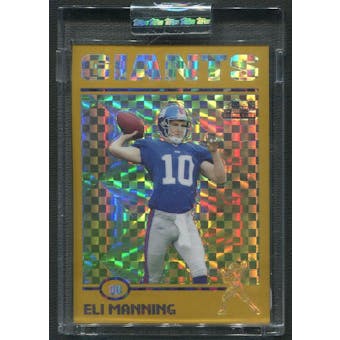 2004 Topps Chrome #205 Eli Manning Gold Xfractors Rookie #240/279