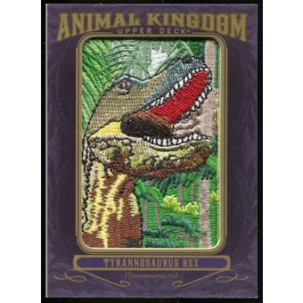 2012 Upper Deck Goodwin Champions Animal Kingdom Patches #AK198 Tyrannosaurus Rex EX