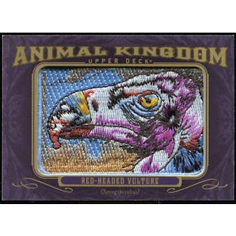 2012 Upper Deck Goodwin Champions Animal Kingdom Patches #AK190 Red-Headed Vulture