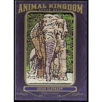 2012 Upper Deck Goodwin Champions Animal Kingdom Patches #AK181 Asian Elephant