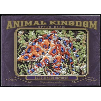2012 Upper Deck Goodwin Champions Animal Kingdom Patches #AK124 Blue-Ringed Octopus LC