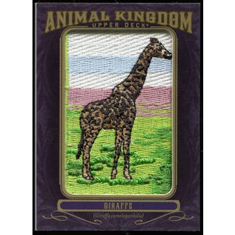 2012 Upper Deck Goodwin Champions Animal Kingdom Patches #AK104 Giraffe