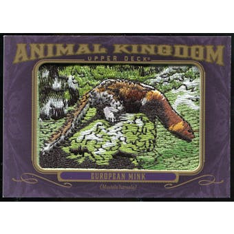 2012 Upper Deck Goodwin Champions Animal Kingdom Patches #AK176 European Mink
